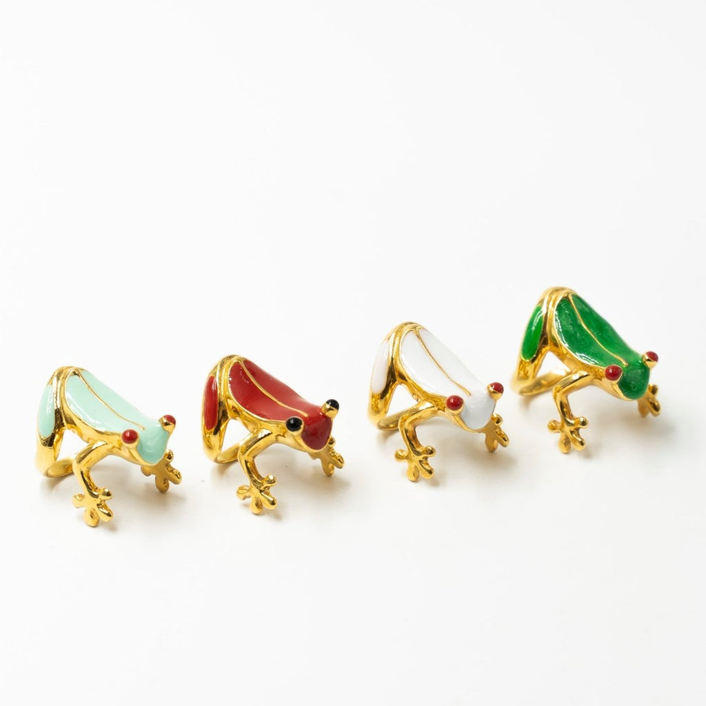 AnimazulEleonora VariniEleonora Varini - Mint Green Frogy Ring