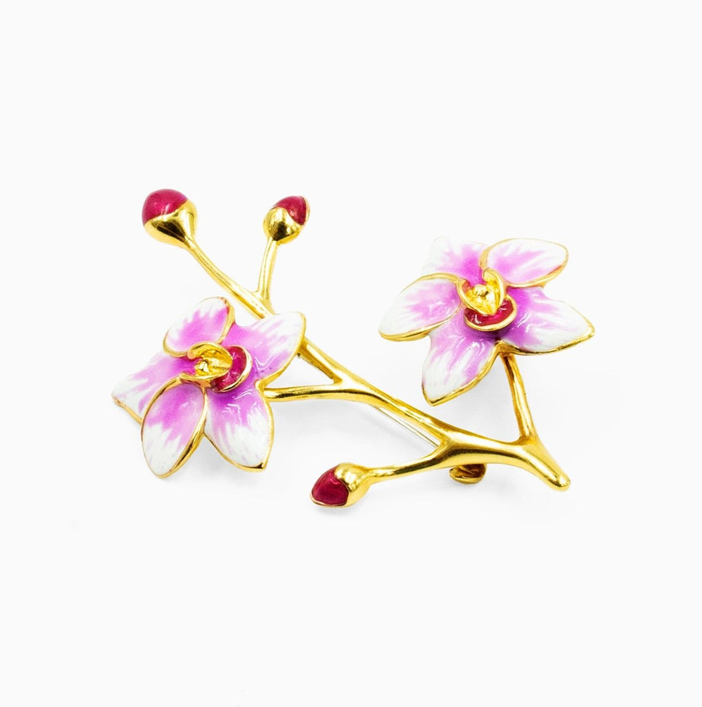 AnimazulEleonora VariniEleonora Varini - Orchid Brooch