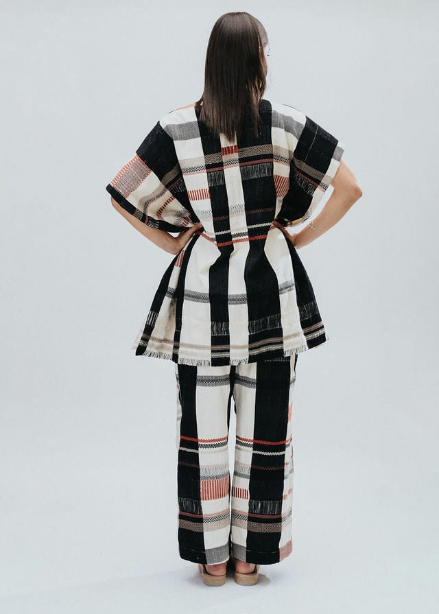 AnimazulVictoria RiveraVictoria Rivera - Blouse - Black & White - Maiz Collection