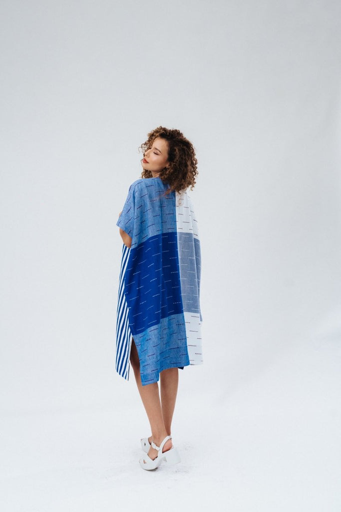 AnimazulVictoria RiveraVictoria Rivera - La Mar Collection - Stripped Kimono