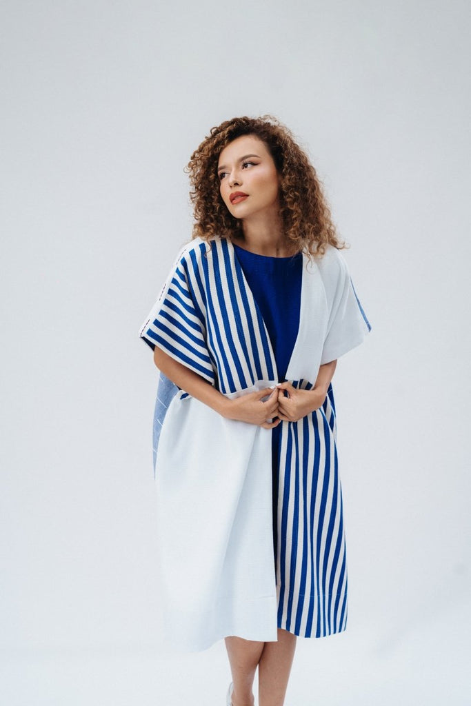 AnimazulVictoria RiveraVictoria Rivera - La Mar Collection - Stripped Kimono