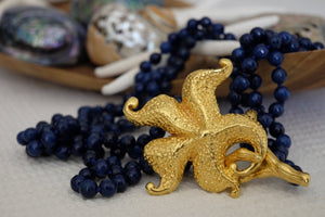 AnimazulEleonora VariniEleonora Varini - Blue Agate Starfish Necklace