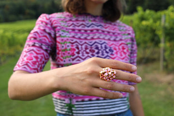 AnimazulEleonora VariniEleonora Varini - Hydrangea Ring Pink