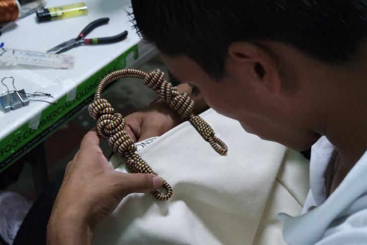 AnimazulSequence CollectionSequence Collection - 2 Knot Handle Market Tote - Black & White