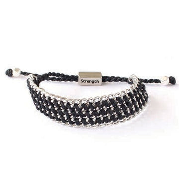 AnimazulWakamiWakami - Life is What… – Strength Bracelet – Dark Blue